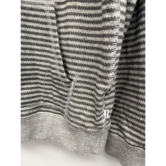 Levi’s Levi Strauss Co. Men’s Grey Striped Medium Pullover Hoodie - Picture 4 of 8